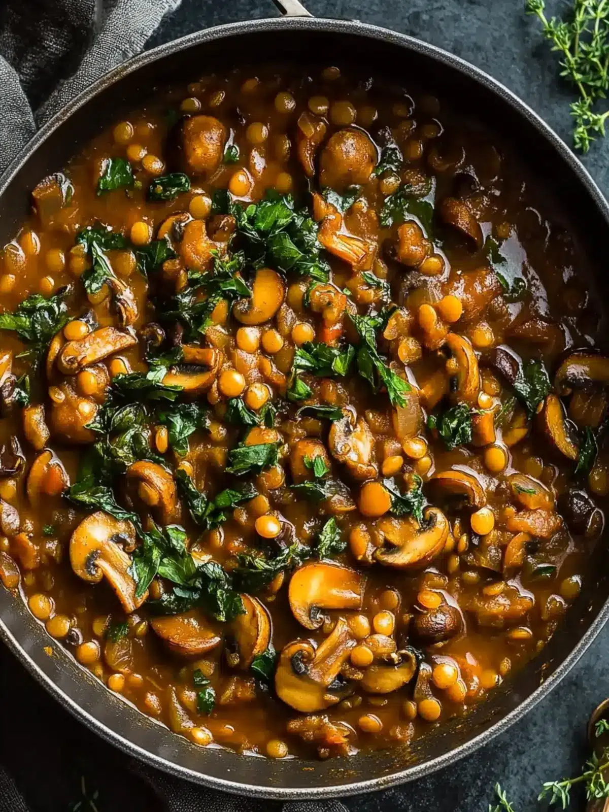 Hearty Vegan Lentil Mushroom Stew That Comforts the Soul 3 Hearty Vegan Lentil Mushroom Stew