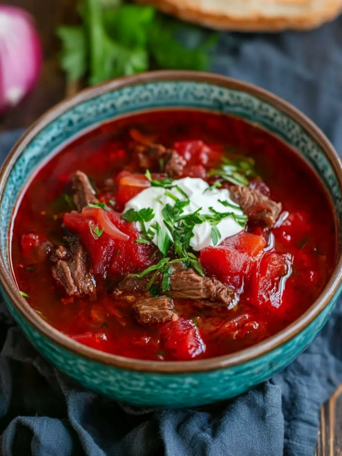 Hearty Borscht Recipe with Beef: A Cozy Comfort Food Delight 2 Borscht Recipe with Beef
