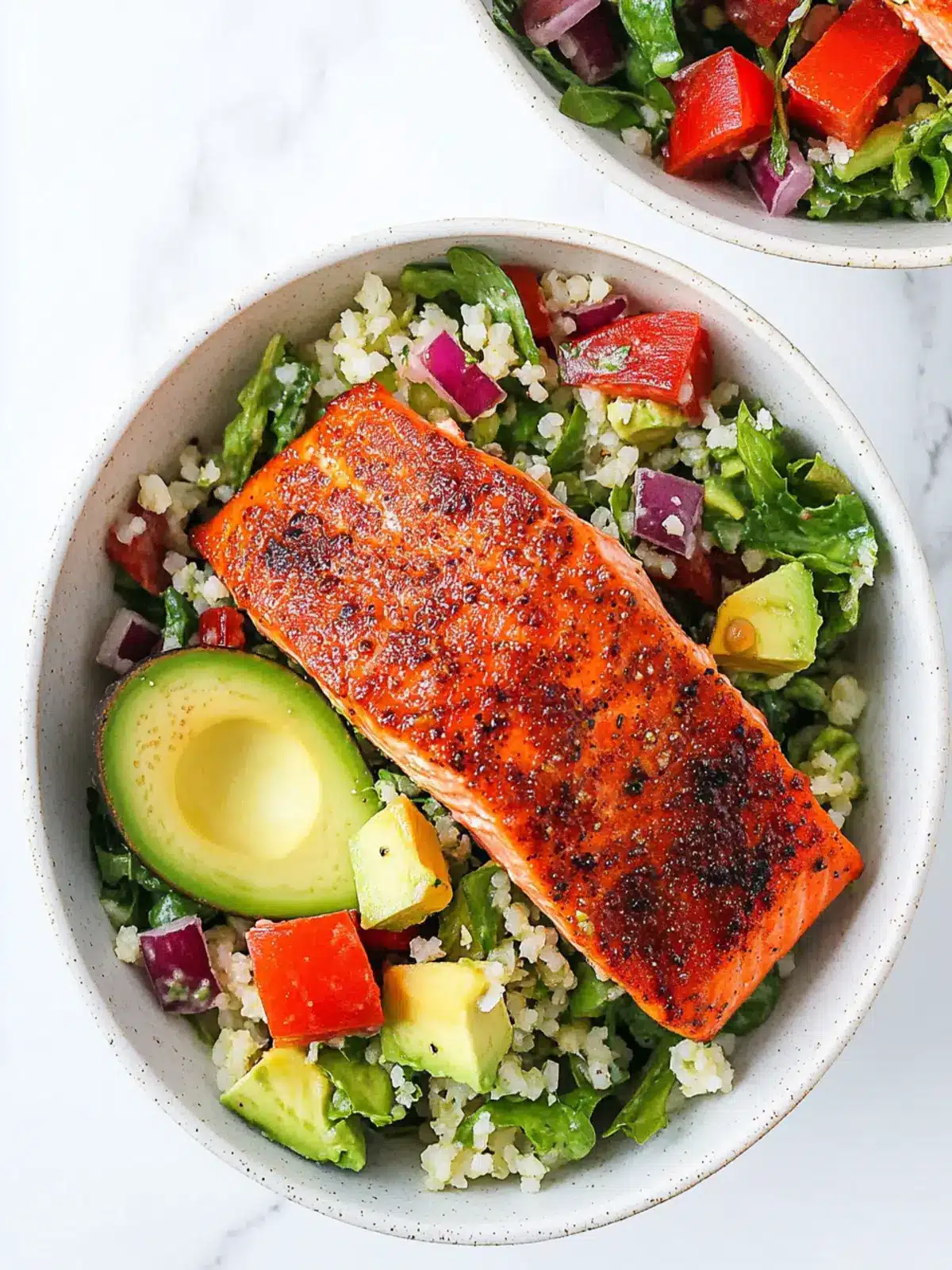 Grilled Honey Salmon with Avocado Salad for a Fresh Feast 3 Grilled honey salmon with avocado salad