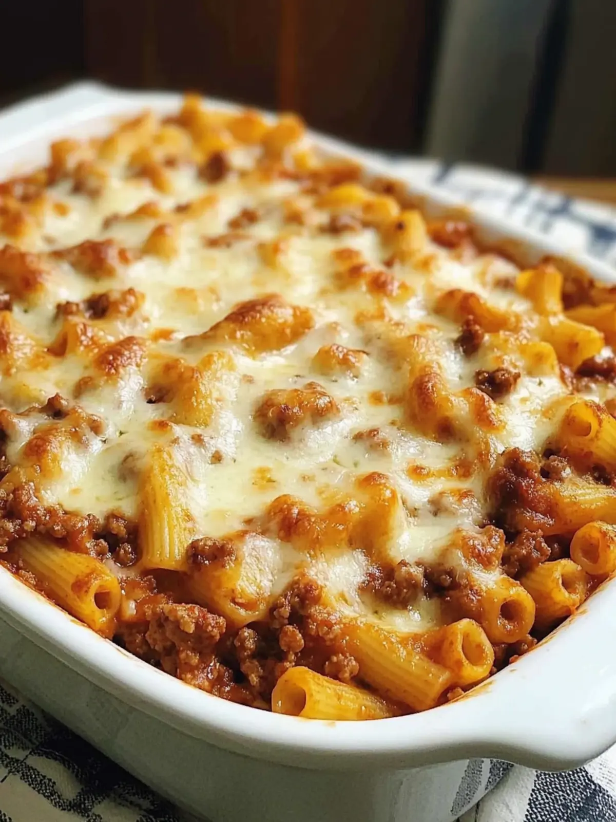 Creamy Homemade Baked Ziti with Ground Beef and Cheese Bliss 2 Homemade Baked Ziti With Ground Beef And Cream Cheese