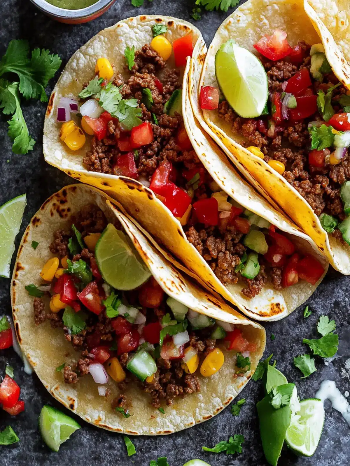 Flavor-Packed Ground Beef Tacos Ready in 30 Minutes 3 Ground Beef Tacos