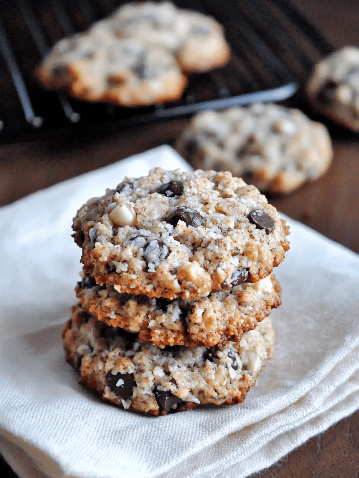 Almond Meal Cookies with Chocolate Chips and Coconut Delight 4 Almond Meal Cookies with Chocolate Chips and Coconut