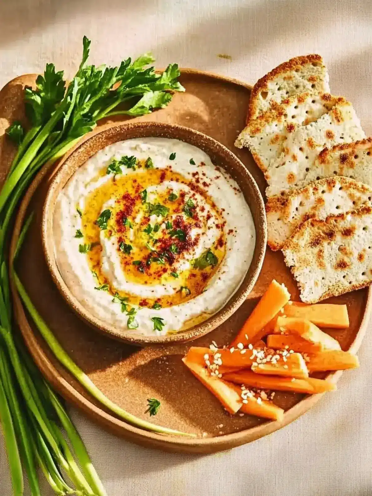 Creamy Butter Bean Dip with Spicy Garlic Drizzle Delight 3 Butter bean dip