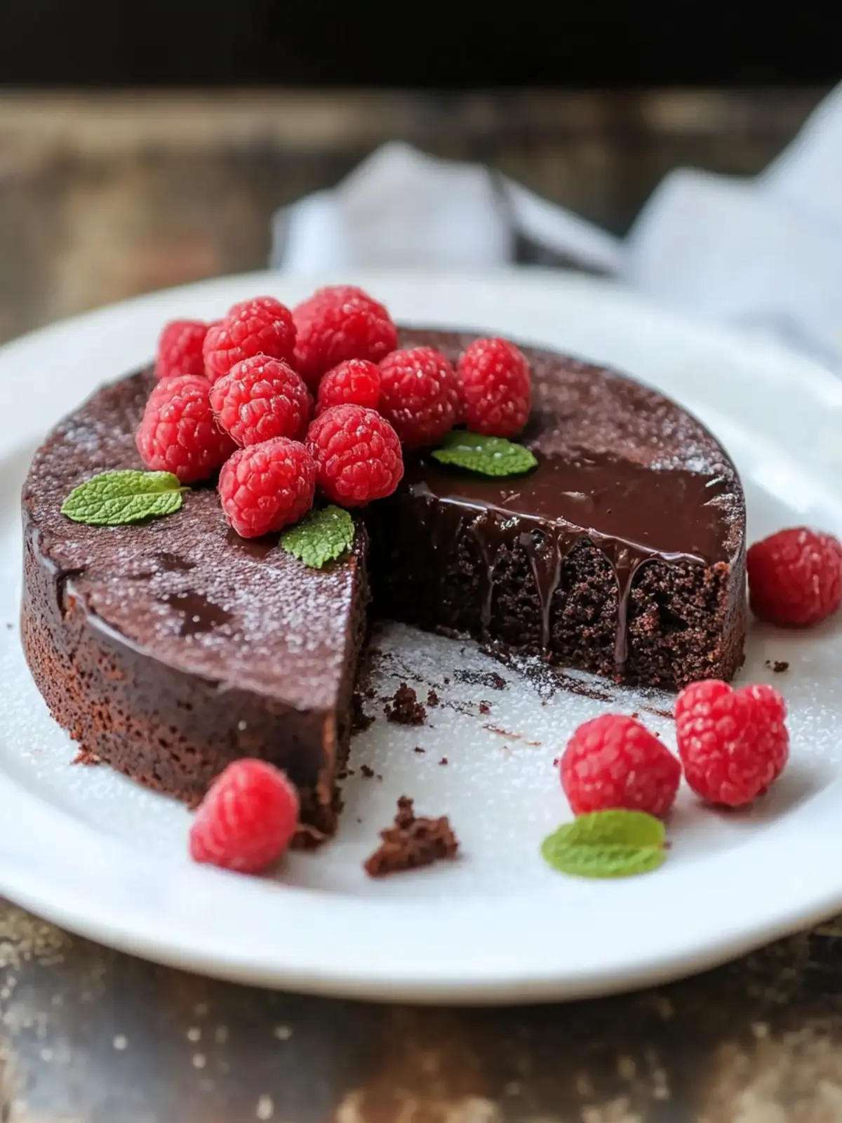 Decadent Flourless Chocolate Cake for Valentine s Day Delight 4 Flourless Chocolate Cake- Valentine s Day desserts