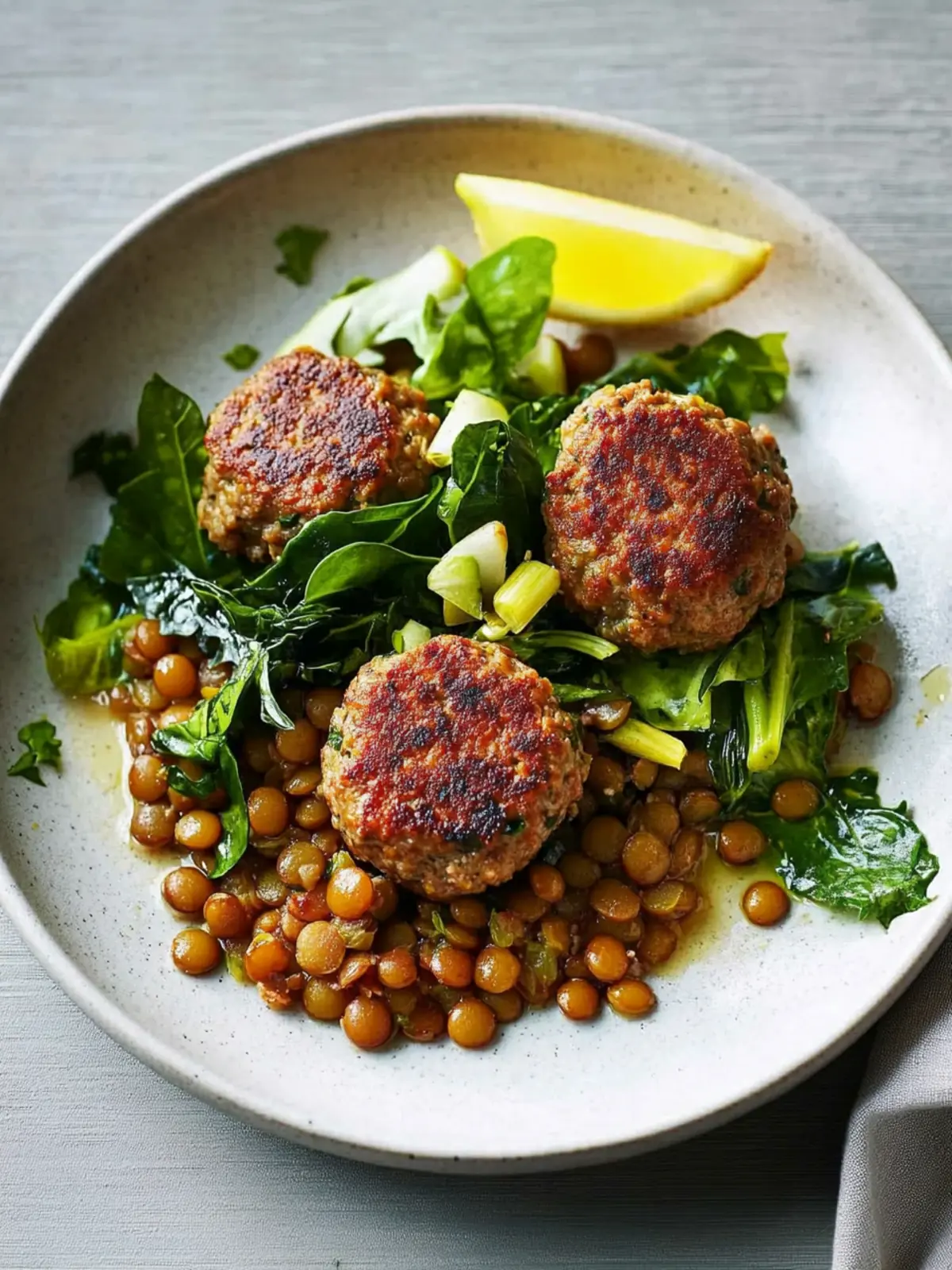 Cozy Meatballs With Lentils and Greens for Winter Warmth 4 Meatballs With Lentils and Greens