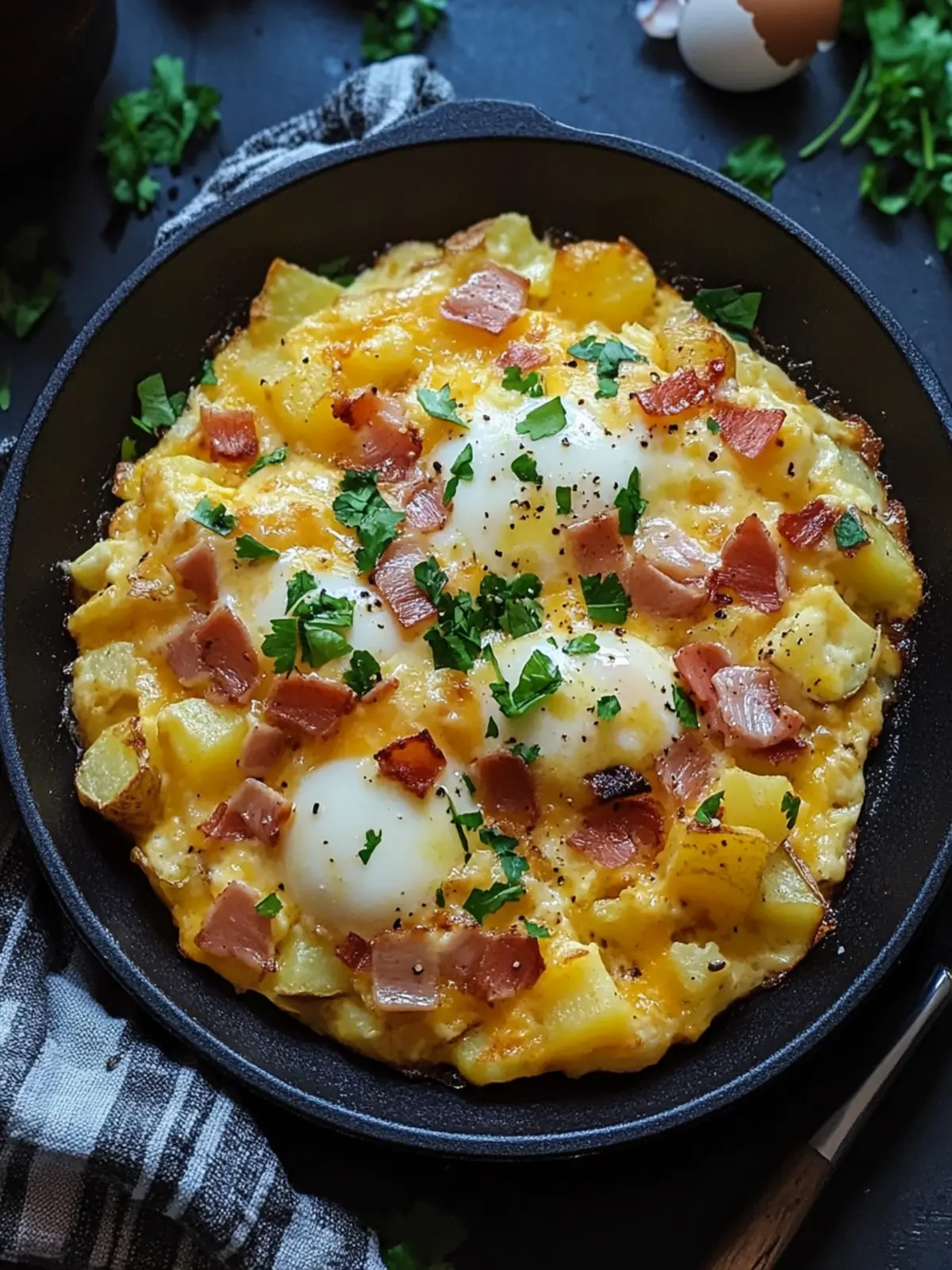 Cheesy Potato Egg Scramble: The Ultimate Breakfast Delight 2 Cheesy Potato Egg Scramble