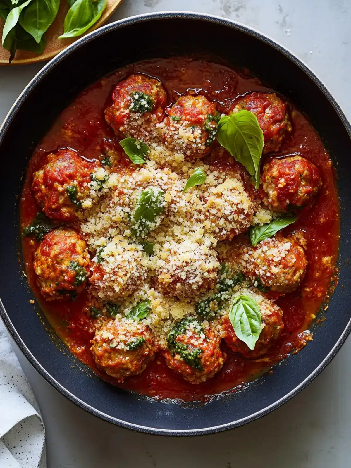 Ricotta Meatballs with Crispy Topping for Cozy Family Nights 4 Ricotta Meatballs with the Crispy Topping