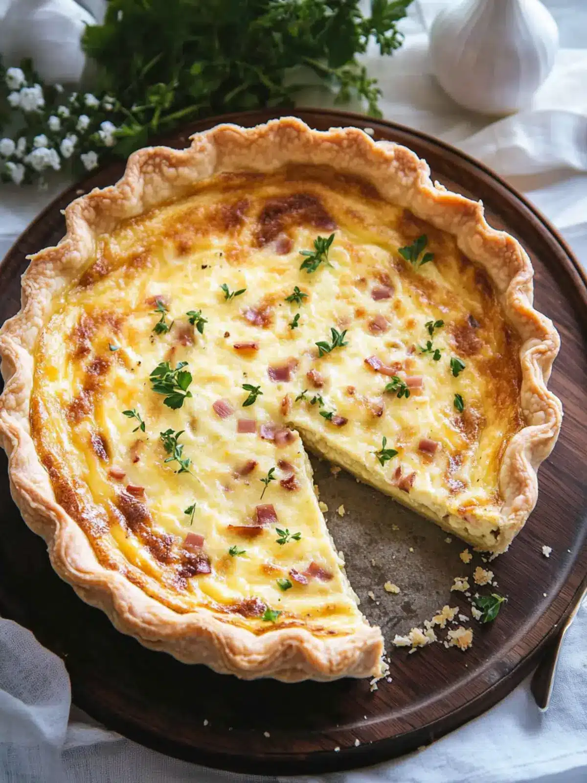 Classic Quiche Lorraine Recipe: A Mother's Day Delight 2 Classic Quiche Lorraine Recipe- Mother's day special