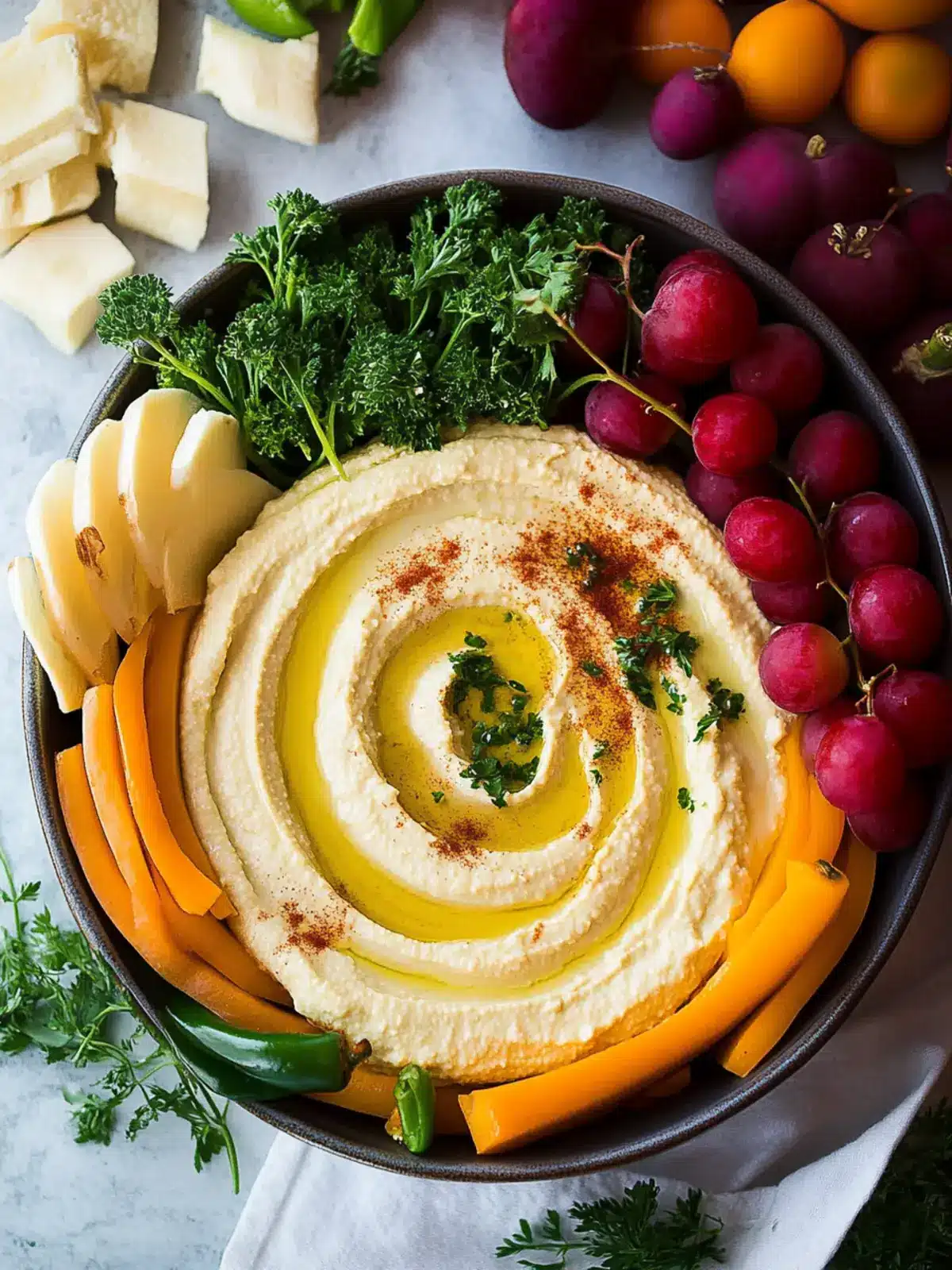 Creamy Ranch Hummus: The Ultimate Party Snack Awaits 4 Ranch Hummus