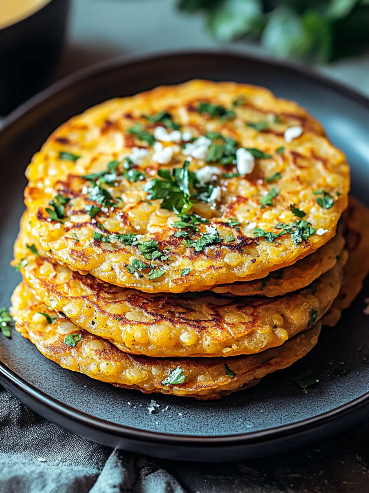 Savory Red Lentil Pancakes: Wholesome & Flavor-Packed Delight 4 Savory Red Lentil Pancakes