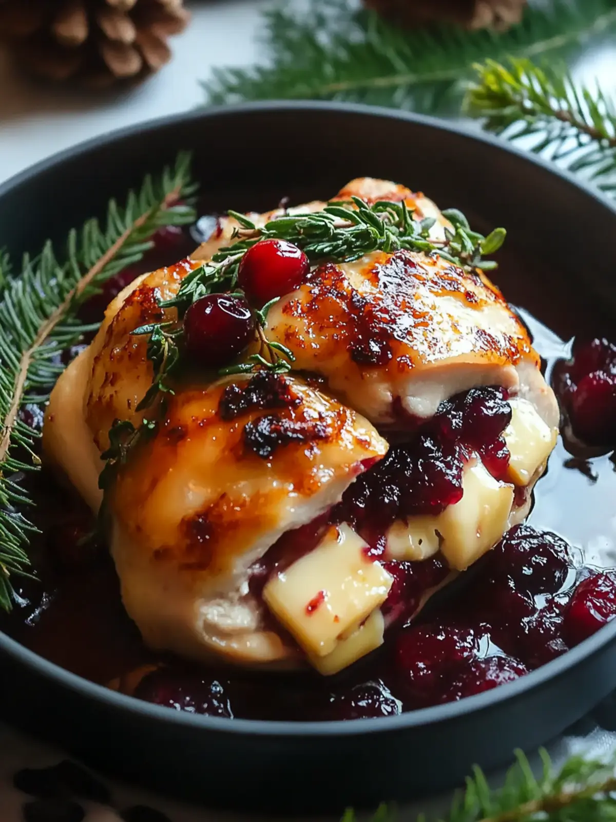Impressive Cranberry Brie Stuffed Chicken for Cozy Nights 2 Impressive Cranberry Brie Stuffed Chicken