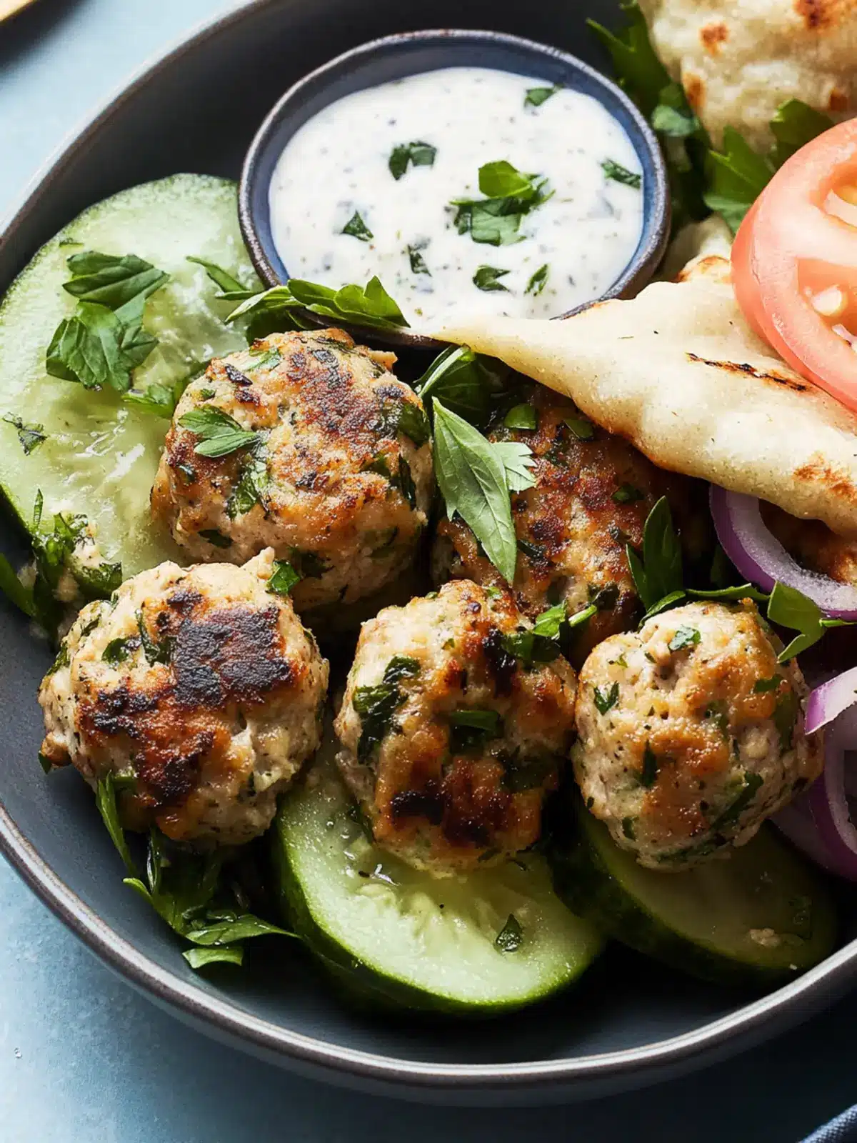 Herby Chicken Kofta Meatballs for Flavorful Meal Magic 2 Herby Chicken Kofta Meatballs