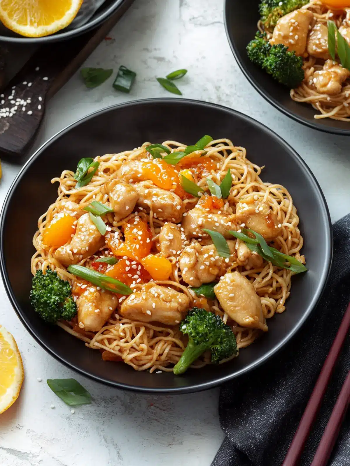 Celebrate Lunar New Year with Orange Chicken & Sesame Chow Mein 2 Orange Chicken and Sesame Chow Mein- Lunar New Year Festive Recipe