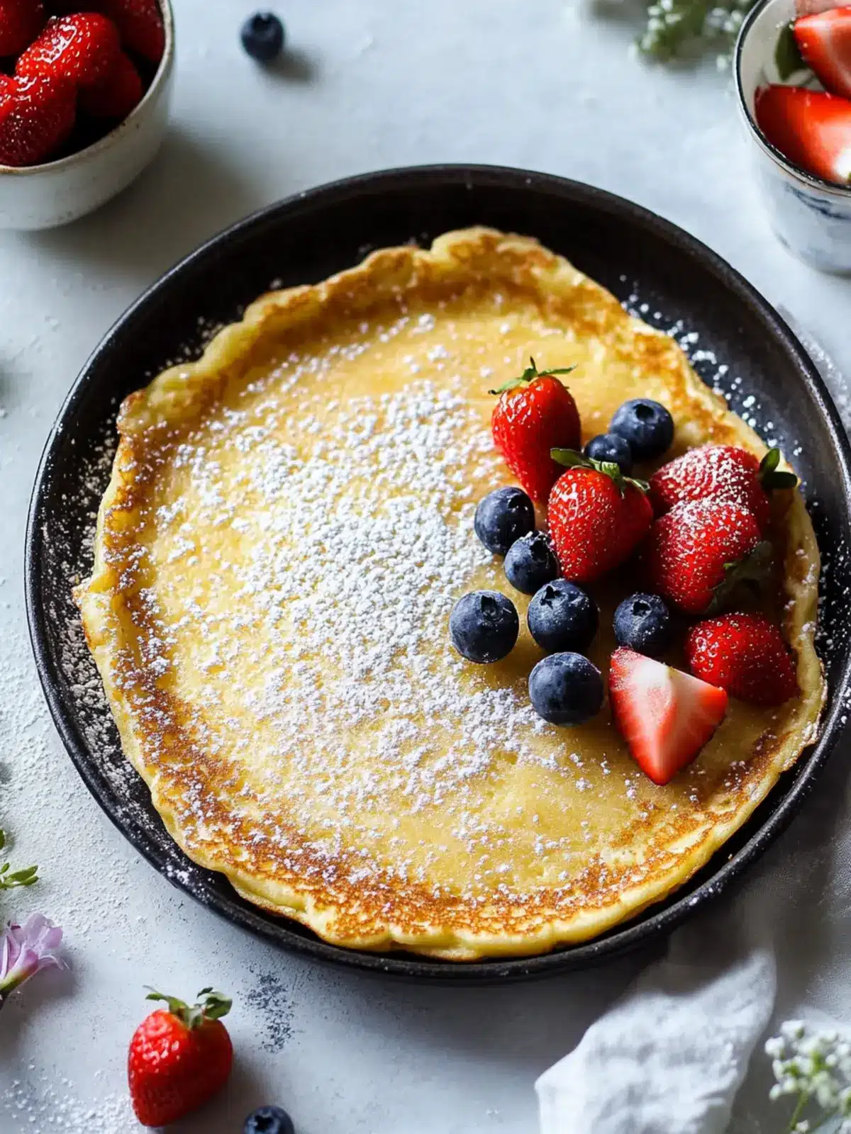 Heavenly Oven Pancake: Easy Recipe for a Family Brunch 2 Oven Pancake