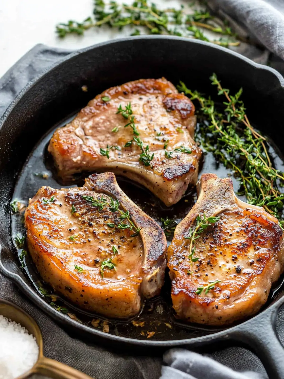 Mouthwatering Cast Iron Skillet Pork Chops in 25 Minutes 4 Cast Iron Skillet Pork Chops
