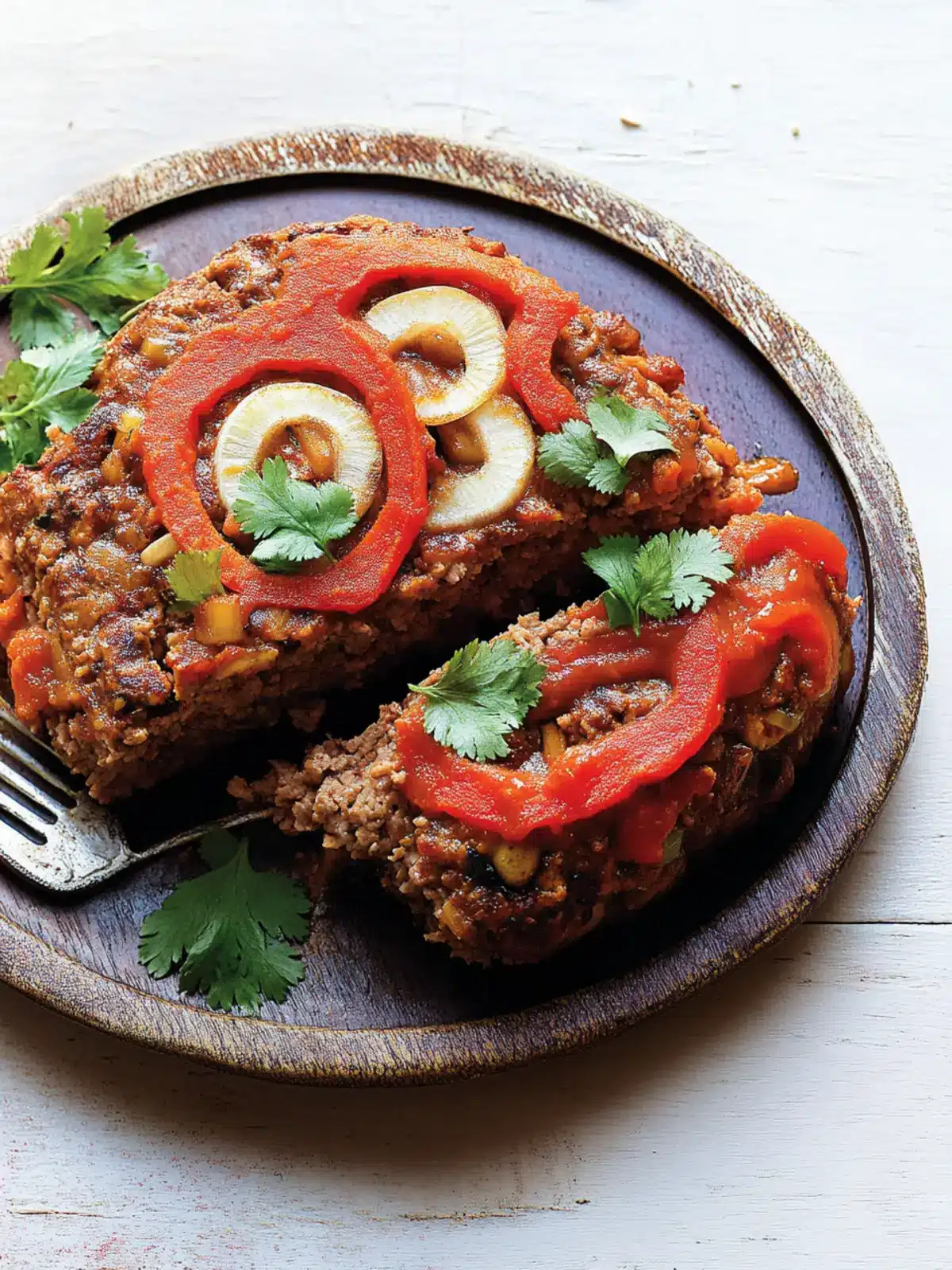 Irresistible Indian Meatloaf with Chickpeas and Pineapple Glaze 3 Indian meatloaf