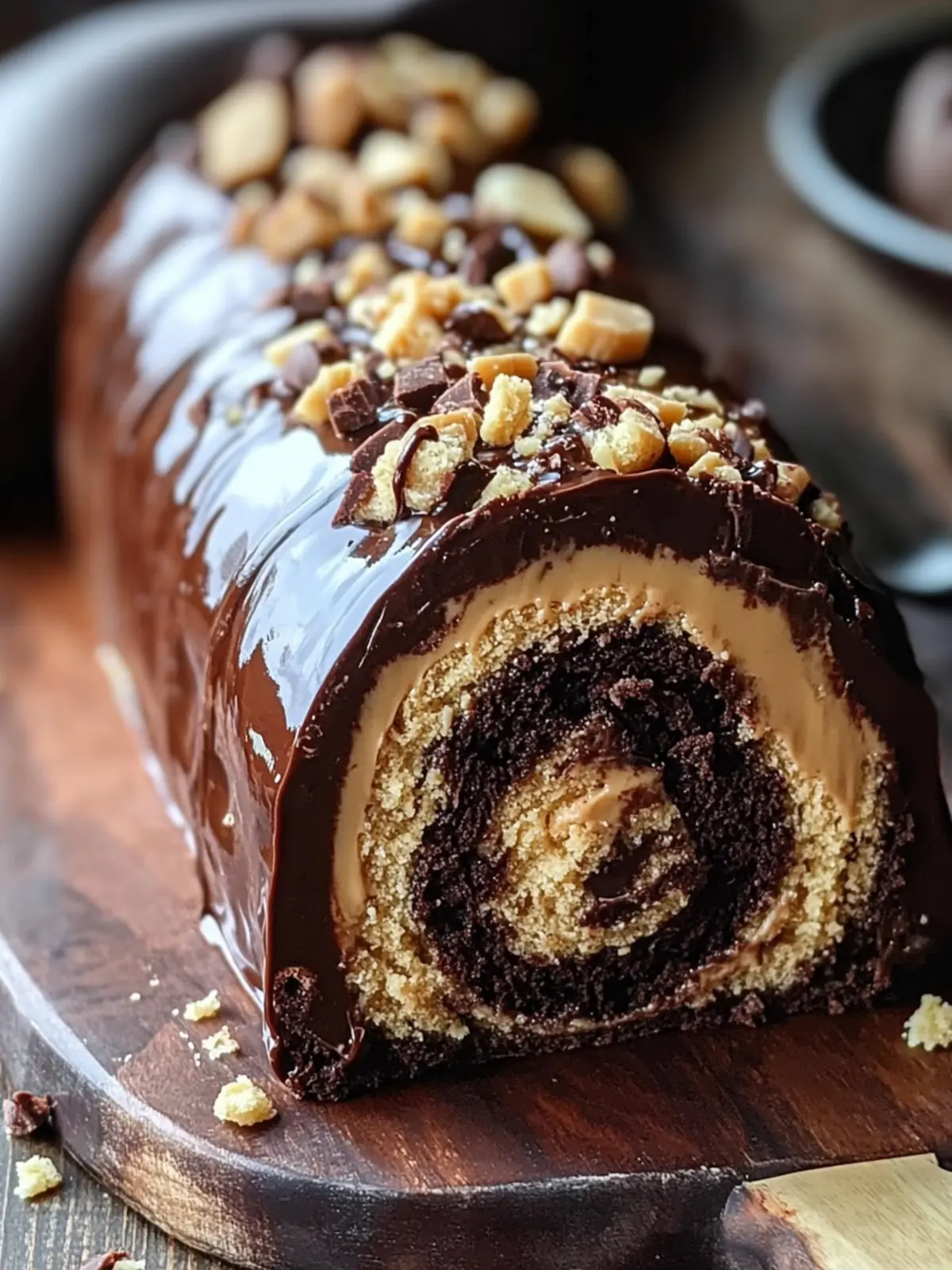 Irresistible Peanut Butter Cup Chocolate Roll for Sweet Lovers 3 Irresistible Peanut Butter Cup Chocolate Roll