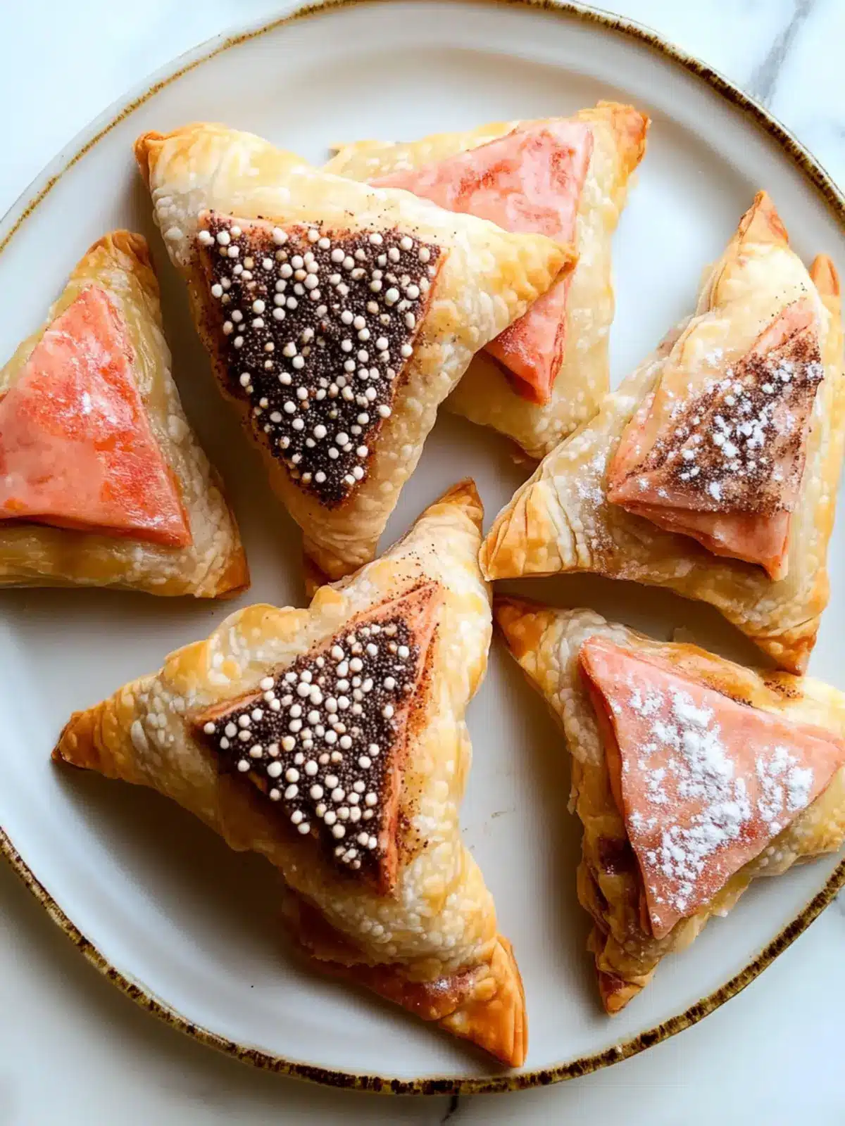 Neapolitan Hamantaschen: Sweet Treats for Festive Fun 3 Neopolitan Hamantaschen